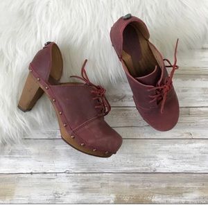 Anthropologie sanita Theodora / levade clog sz 40